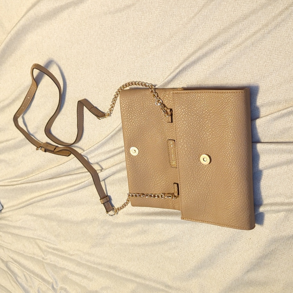 INC tan crossbody bag - Picture 7 of 7
